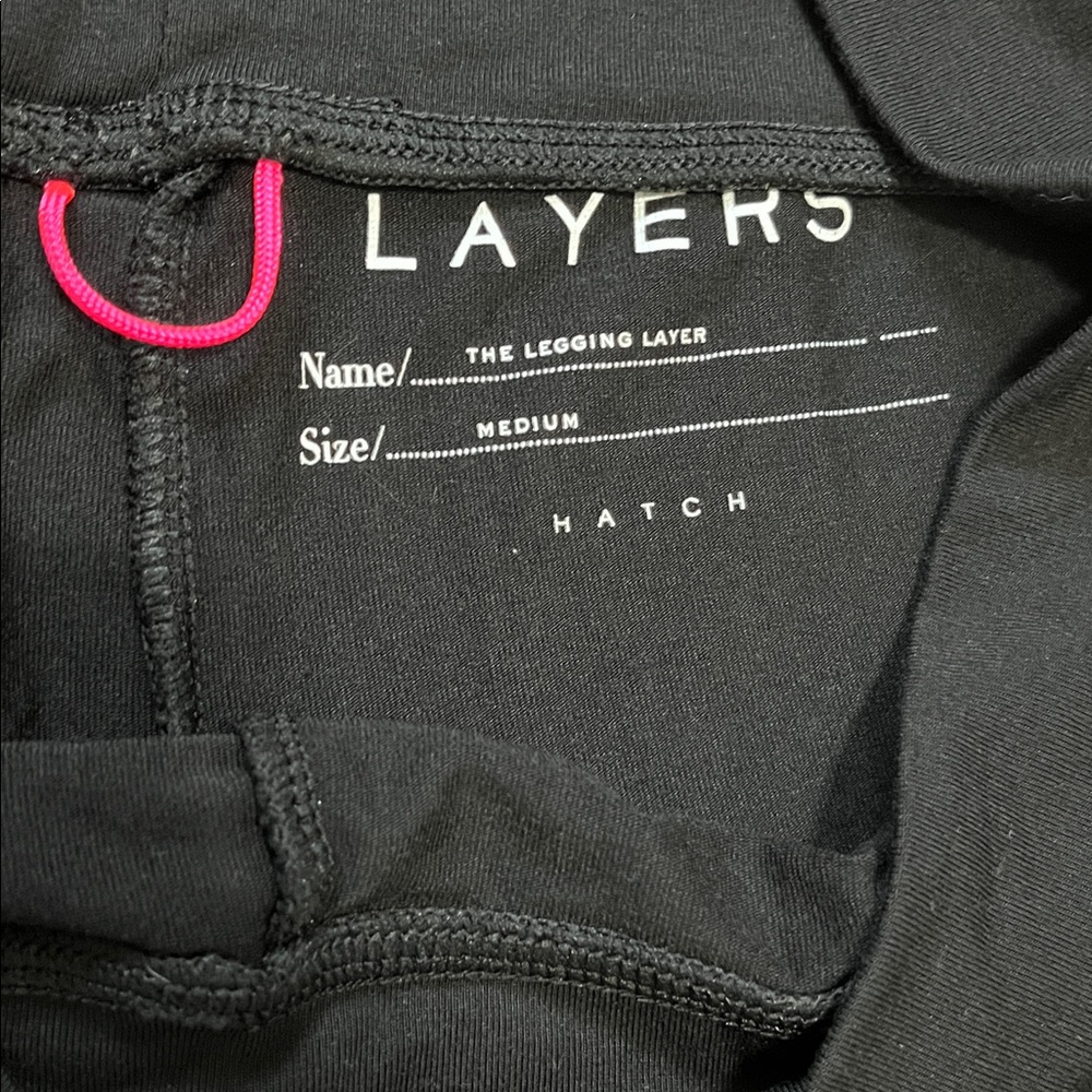 Hatch The Legging Layer Black Modal Maternity Postpartum Medium - Picture 3 of 7
